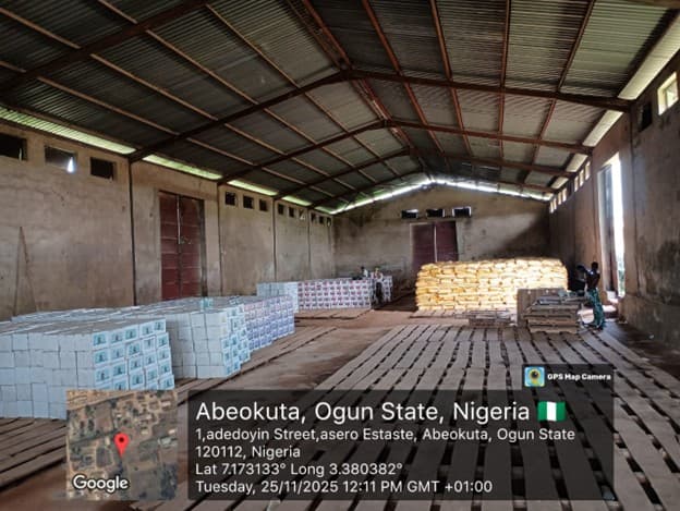 Ogadep supply warehouse stock