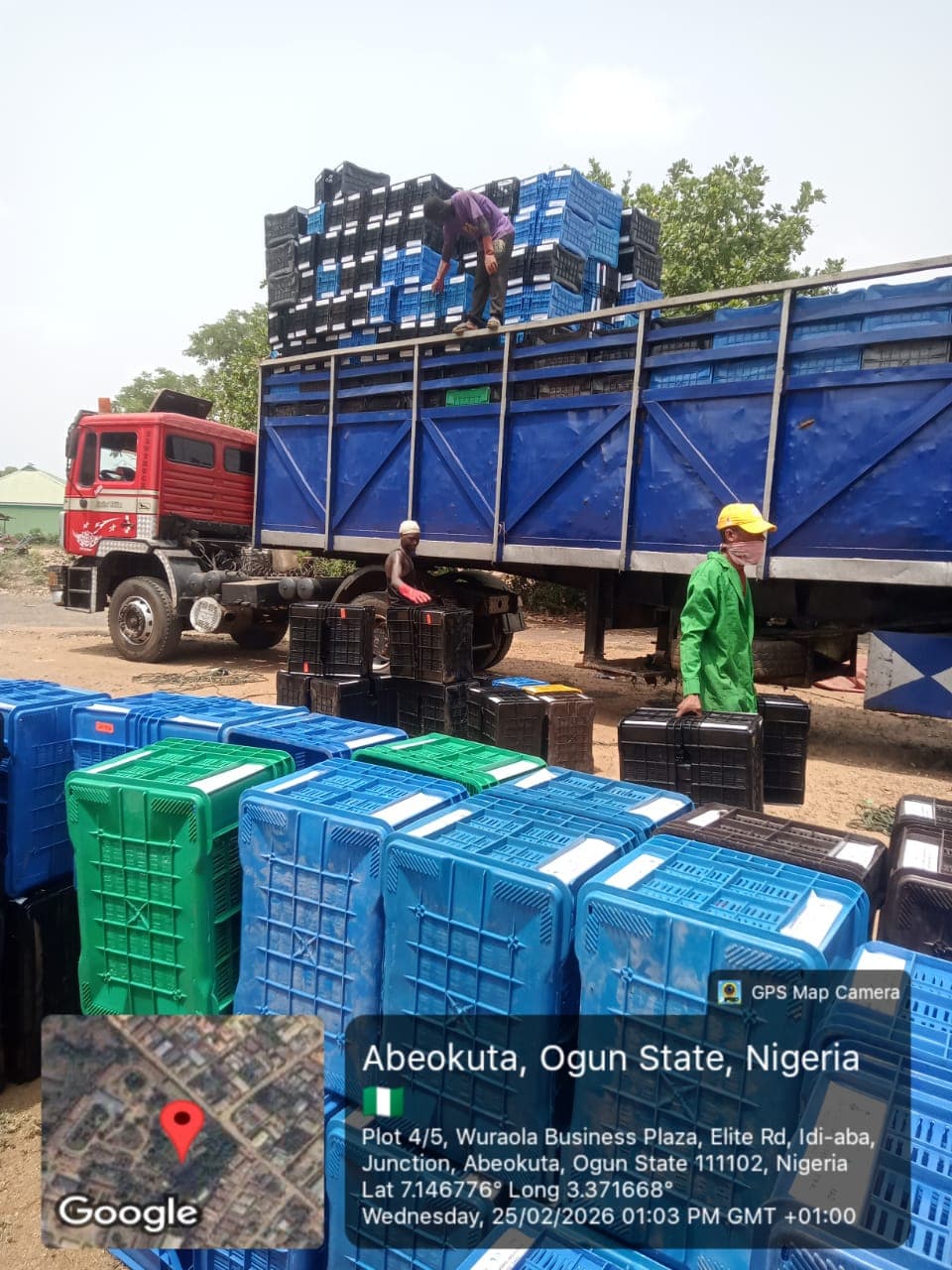 Ogadep supply truck loading