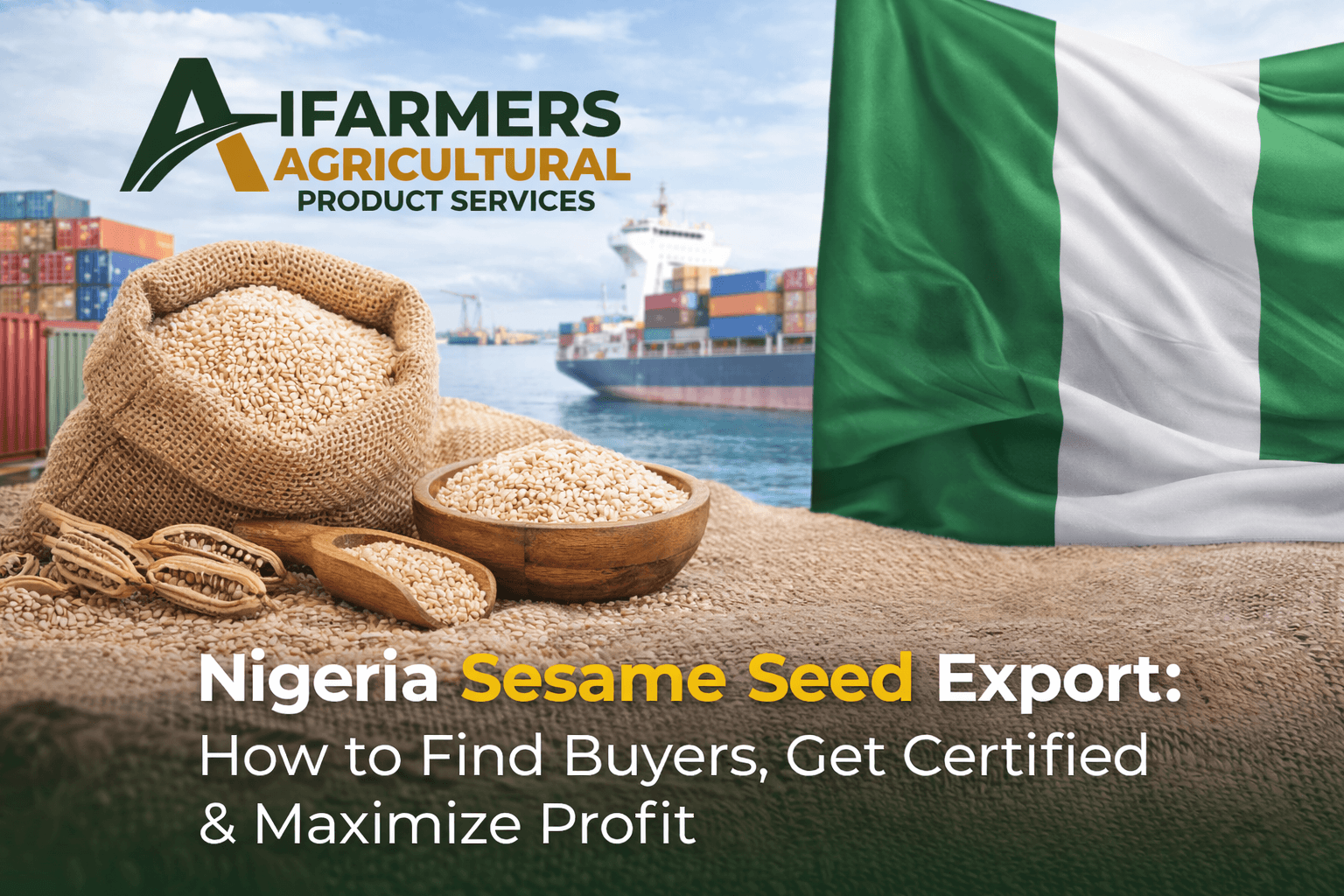 Nigeria Sesame Seed Export: How to Find Buyers, Get Certified & Maximize Profit