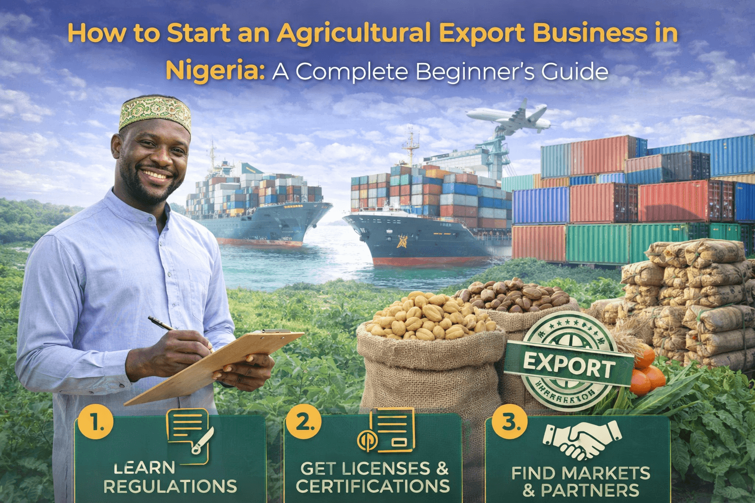 How to Start an Agricultural Export Business in Nigeria: A Complete Beginner's Guide